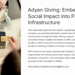 Hands using a payment terminal with an approved screen, symbolizing embedded donation flows at checkout