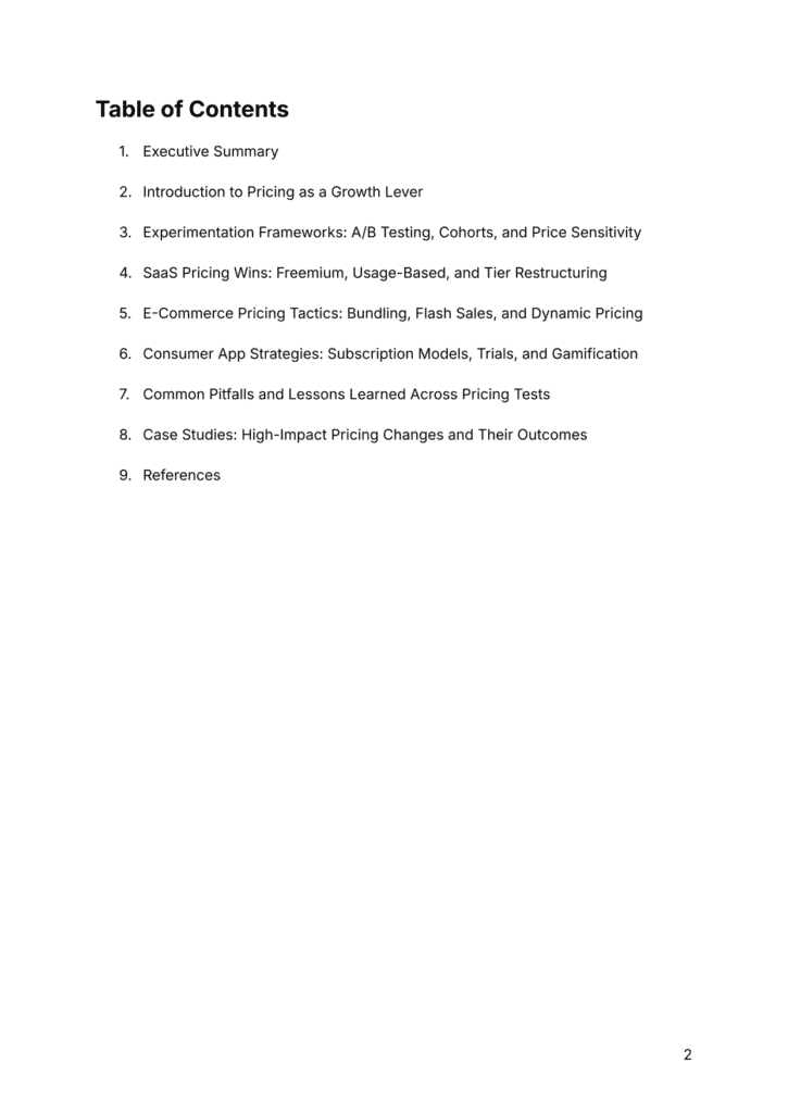 Tactics, A/B frameworks, tiered pricing, bundling, and real case outcomes