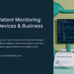 Visual of RPM technology setup with vital signs monitor and patient care devices in clinical setting