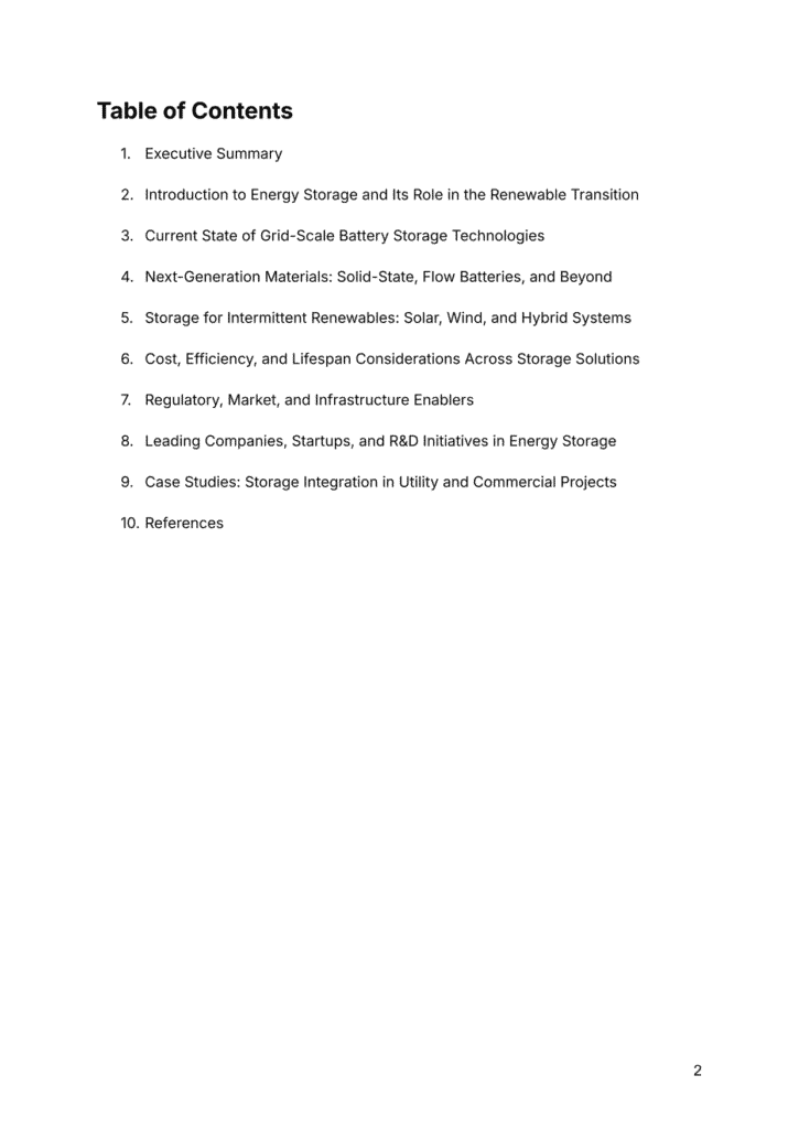 Battery types, next-gen materials, costs, regulations, and case studies
