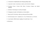 Table listing sections on snack habits, Gen Z behaviors, product formats, and retail strategies